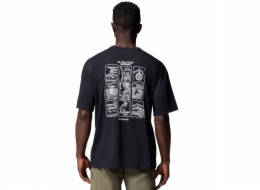 Columbia Tričko Cedar Trail Back Graphic 2120381011 Černé S