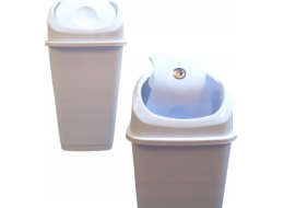 Katex SLIM výklopný kontejner 35 l bílý 355x285x577 mm