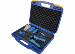 Alantec Sada nářadí Specializovaná sada instalačního nářadí v kufříku (tester, nůž LSA, krimpovací kleště, odizolovací kleště, řezačky) (NI059)