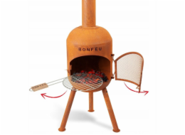 Rojaplast Zahradní krb Bonfeu Bonsolo Rusty