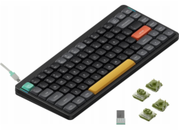 NoName Nuphy - Air75 V2 Bezdrátová mechanická klávesnice - Bezdrátová tenká mechanická klávesnice Basalt Black Mech