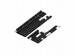 Nuphy - Gem mSA Double-shot PBT krytky kláves - Obsidian Black krytky mechanických klávesnic