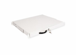 Roline&nbsp;19palcový&nbsp;zásobník&nbsp;na&nbsp;klávesnici&nbsp;1U,&nbsp;400T&nbsp;uzamykatelný,&nbsp;šedý