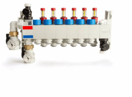 Rehau Polymerový rozdělovač RAUTHERM SPEED HKV-P 3 se 17pinovým konektorem