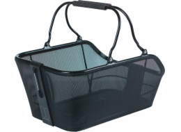 Basil Zadní nosičový koš CENTO TECH FIBER NORDLICHT MIK, MIK System (připraveno k použití) hliník, celistvý černý (NOVINKA)