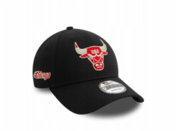 New Era Kšiltovka 9FORTY Chicago Bulls Metallic NBA 60580841 Černá OSFM