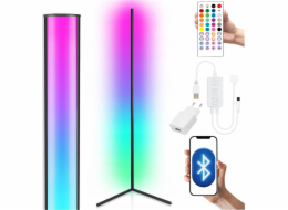 LIGHT4ME NÁSTĚNNÁ STOJAČOVÁ LAMPA 1 RGB LED bílá, bezdrátové dálkové ovládání