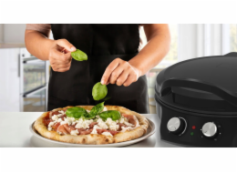 LTC Mini elektrická trouba, toustovač na pizzu kulatý 30 cm. 2000 W