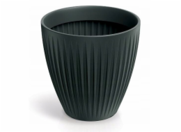 Prosperplast KULATÝ STŘEDNÍ KVĚTINÁČ LATIA - ANTRACIT