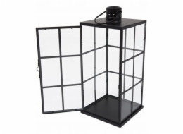 ProGarden Kovová lucerna na svíčku, 14,5 x 14,5 x 39 cm