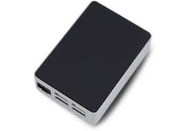 OEM Pouzdro pro Raspberry Pi 5 - hliníkové - stříbrné a černé - Flirc}