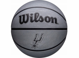 Wilson Míč NBA Team Tribute Solid San Antonio Spurs WZ4025427XB stříbrný 5