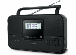 Muse Přenosné stereo rádio | M-087 MB PLL | AUX vstup | FM rádio | Výstup pro sluchátka
