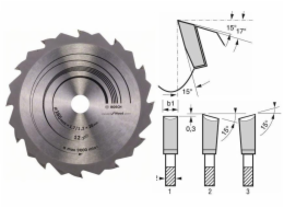 Bosch PILOVÝ KOTOUČ SE WO H 165x20-12