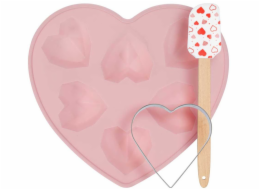 La Cucina Sada příslušenství na pečení s motivem srdce