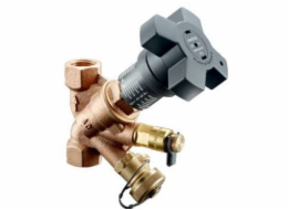 Oventrop Hydrocontrol VTR, vyvažovací ventil, DN 15, 1/2GW, bronz, s měřicím ventilem a kulovým kohoutem