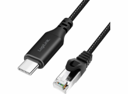 LogiLink USB 3.2 typ C - RJ45 10,0 m