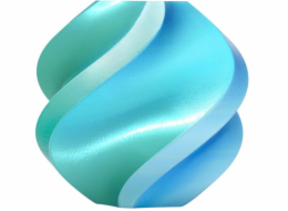 BambuLab Bambu Lab PLA Silk Dual Color Filament 1,75 mm 1 kg - součástí balení je opakovaně použitelná cívka - modrá havajská