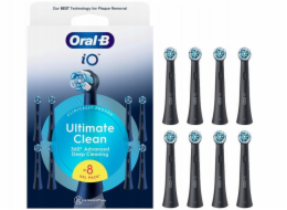 Oral-B Vyměnitelné hlavice zubního kartáčku | iO UltimateClean | Hlavice | Pro dospělé | Počet hlavic kartáčku 8 | Černá