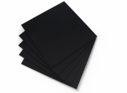 3DM Group Černé matné lité plexisklo - 3mm - 200x200mm - 5ks.