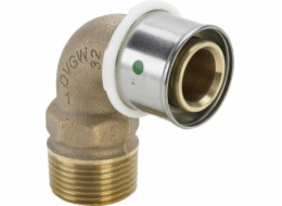 Viega Přechodová armatura 25 x 1 bronz / lesklá Trubková spojka