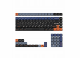 Nuphy - Space Engineer NSA Dye-sub PBT klávesy - Tmavé klávesy pro mechanickou klávesnici