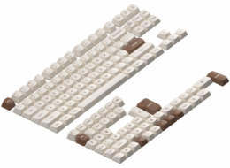 Nuphy - Gem mSA Double-shot PBT klávesy - Cosmic Mocha klávesy pro mechanickou klávesnici
