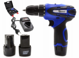 Geko 18V Li-Ion 2xAKU Vrtačka/šroubovák (5)