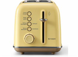 Mellow Yellow BUYDEEM Dvouplátkový toustovač, model DT620E, jemně žlutá, EU