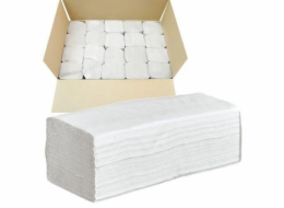 Staples Papírové utěrky ZZ, 240 x 210 mm, bílé, 3200 ks, dvouvrstvé