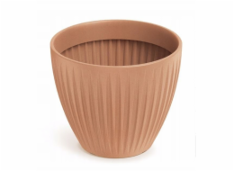 Prosperplast KULATÝ KVĚTINÁČ LATIA - TERAKOTOVÝ