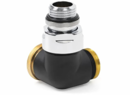 Terma Termostatický rohový ventil GZ 1/2 - GZ 24x19 černý matný