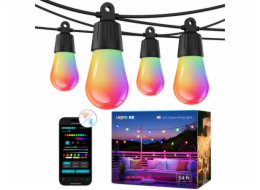 Nanoleaf Lepro 15M ZB1 AI Venkovní řetězové světelné řetězy - Chytrá vícebarevná venkovní světla (15 metrů)