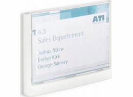 Durable Odolná informační deska 149x105,5 mm ODOLNÁ ZÁKLADNÍ CEDULE 486102 bílá vyrobena z vysoce kvalitního plastu