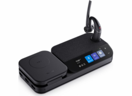 Yealink Yealink BH71-WORKSTATION, bezdrátová sluchátka do uší, kancelář/call centrum, Bluetooth, nabíjecí stojánek, černá