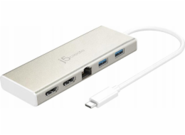 j5create Dokovací stanice/replikátor USB-C (JCD381)