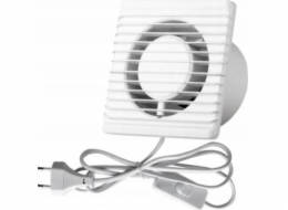 airRoxy Koupelnový ventilátor Energy Planet 80 PS, s vypínačem a kabelem