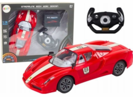 LeanToys Sportovní auto na dálkové ovládání 1:16 R/C červené