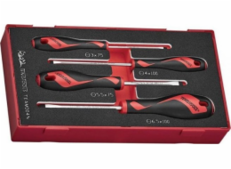Teng Tools Sada plochých šroubováků TEAMD04N, 4 díly (1 sada)