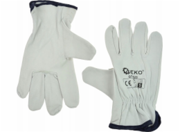 Geko Montážní pracovní rukavice Leather z kozí kůže velikost 9 (12/120)