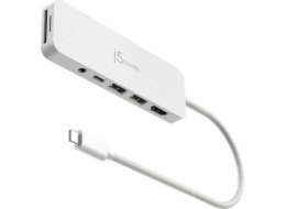 j5create EKOLOGICKY PŘÍSTŘELIVÝ VÍCEPORTOVÝ USB ADAPTÉR USB-C