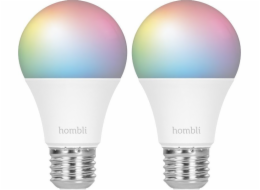 Avanca International BV Hombli smarte Glühbirne, 9W, E27, RGB, CCT, 1+1 Promo Pack