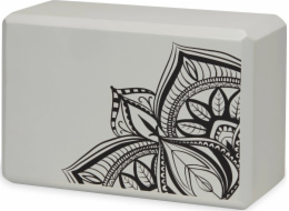 Gaiam Pěnová kostka na jógu Dovetail 23 x 7 x 15 cm béžová