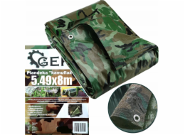 Geko Tarpaulin Camouflage Plachta 5,49x8m 100gsm