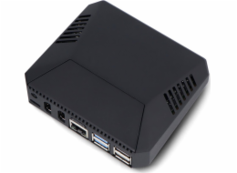 Argon40 Argon ONE V3 M.2 NVMe PCIe skříň pro Raspberry Pi 5 - s ventilátorem a chladičem - hliník - černá