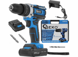 Geko Vrtačka s funkcí rázu 21V 2x 2Ah baterie (10 ks)