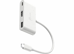 Triton j5create USB HUB JCA379EW-N Huby a rozbočovače USB typu C 5000 Mbit/s Bílá