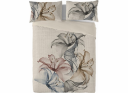 Multitex Ložní prádlo 160 x 200, 3dílné, potištěné, lněné, LINN MATEX 02