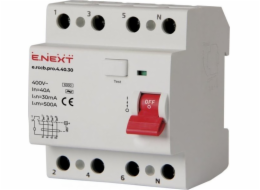 E.NEXT RCCB.PRO 4P 40A 30MA