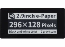 Waveshare E-paper E-Ink dotykový displej - 2,9'' 296x128px - SPI/I2C - černobílý - pro Raspberry Pi Pico - Waveshare 20051}